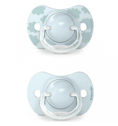 Suavinex Dreams - Smoczek fizjologiczny SX Pro 0-6 m 2szt | Niebieski